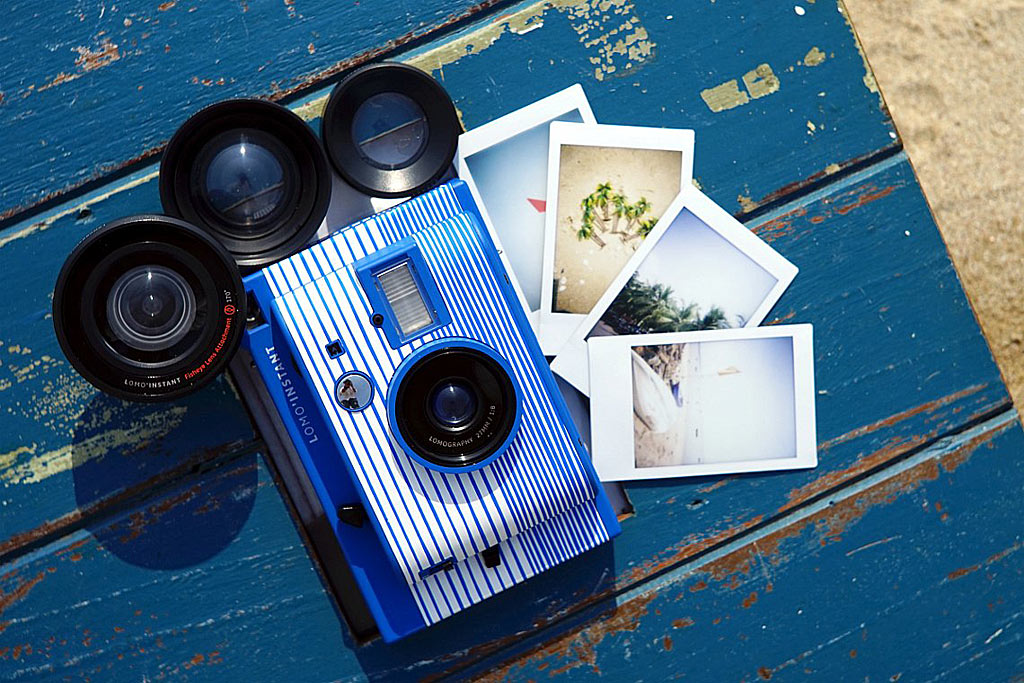 Le Lomo'Instant et ses objectifs complémentaires.