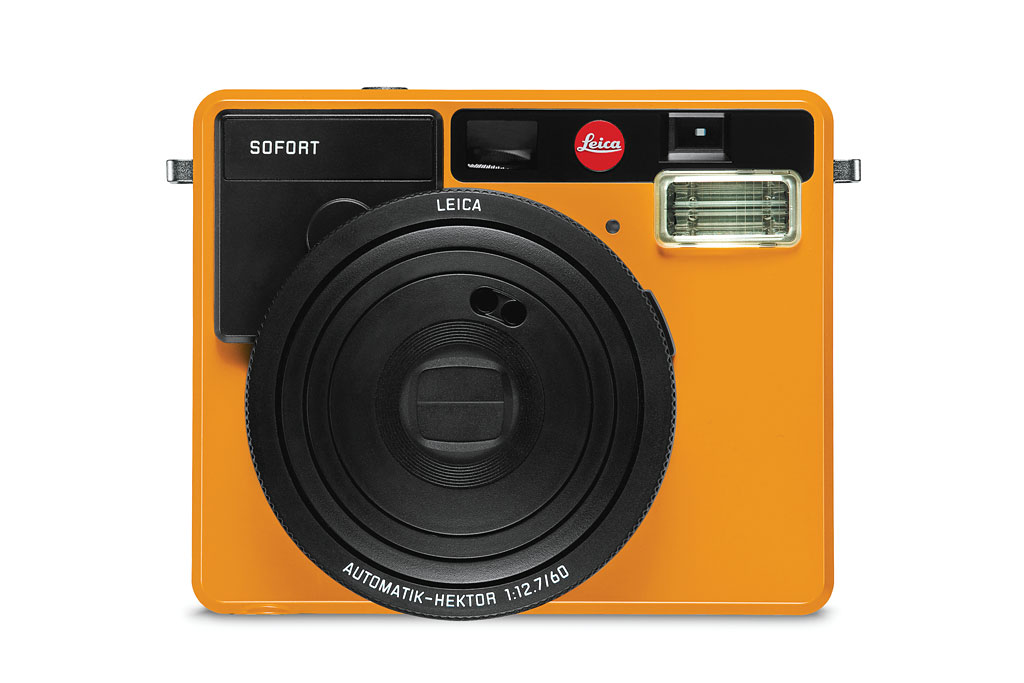 Le Sofort de Leica dans sa version orange. 