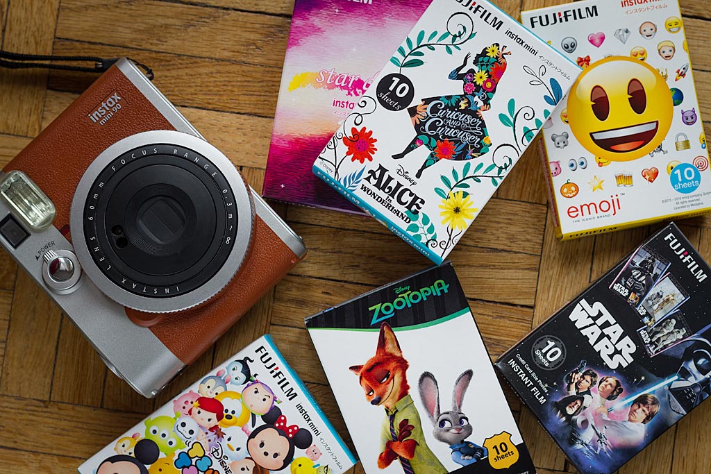 On trouve facilement des dizaines ou des centaines de films Instax Mini thématiques sur internet.