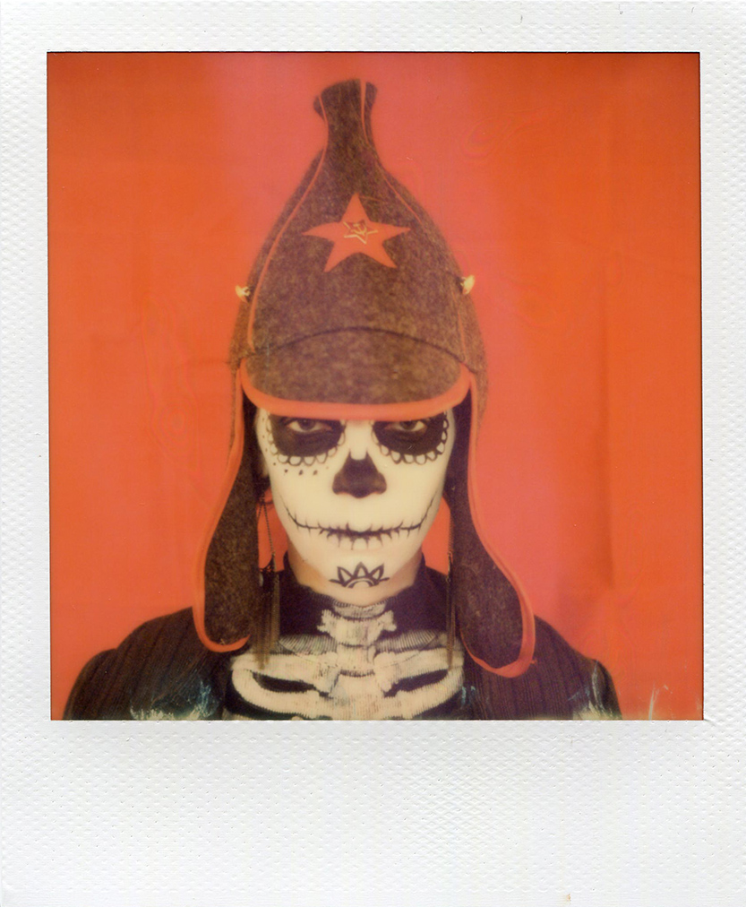 Dia de muertos 1, Polaroid portrait, photo Florent Dudognon